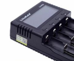 Dexxer Univerzalni 12-220V LCD polnilnik za 4 polnilne baterije Li-ion IMR LiFePO4