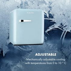 Klarstein mini hladilnik | AUDREY MINI RETRO, 37L + 5L, modra