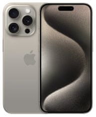 Apple iPhone 15 Pro pametni telefon, 512 GB, Natural Titanium