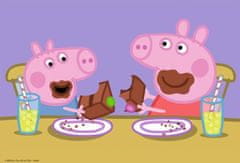 Ravensburger Puzzle Peppa Pig - Srečna družina 2x24 kosov