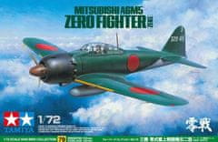 Tamiya maketa-miniatura A6M5 Zero (Zeke) • maketa-miniatura 1:72 starodobna letala • Level 3