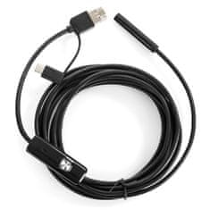 USB endoskopska kamera 3v1 IP67 7mm SPU-E01 3,5m