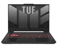 TUF Gaming A15 FA507NU-LP031 prenosnik, R7 7735HS, 16GB, SSD512GB, 15,6FHD, RTX4050, FreeDOS (90NR0EB5-M005P0)