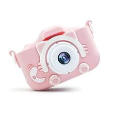 MG X5S Cat otroški fotoaparat + 32GB kartico, roza
