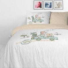Svilanit otroška posteljnina Little Explorers, bombažna, 140x200 + 50x70 cm