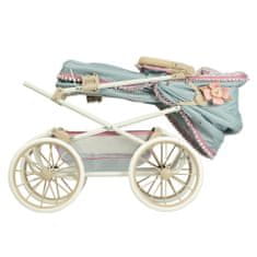 DeCuevas 82045 Zložljiv voziček za lutke REBORN z dežnikom in dodatki PROVENZA 2022, 90 cm