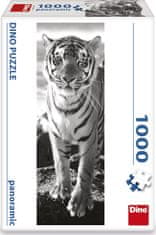 Dino Toys Črno-beli tiger Puzzle 1000 kosov panoramsko