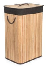 G21 koš za perilo 72 l, bambus z rjavo košaro