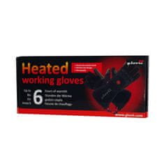 Glovii ogrevane delavske rokavice L, črne GR2L
