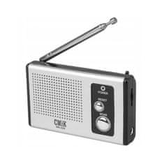 TIMMLUX Mini žepni FM radio na baterije 2 x AAA
