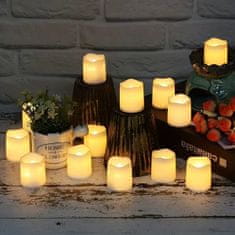 HOME & MARKER® LED sveče brez plamena (4 kosi) | LUXICANDLE