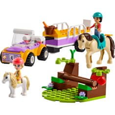 LEGO Friends 42634 prikolica s konjem in ponijem