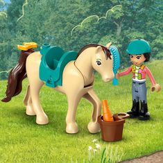 LEGO Friends 42634 prikolica s konjem in ponijem