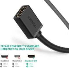 Ugreen HDMI 1.4 kabel - podaljšek 2m - polybag