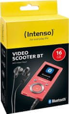 Intenso MP3 predvajalnik Video Scooter BT 16GB - roza