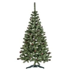 Aga Božično drevo jelka z borovimi storži 220 cm