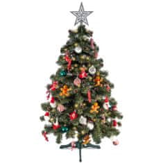 Aga Božično drevo jelka z borovimi storži 220 cm