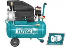 Total Zračni kompresor 24L / 1.1 kW / 96db / 8bar/IND (TC202461E)
