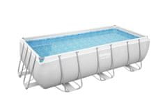 Bestway Montažni bazen Power Steel Rectangular | 404 x 201 x 100 cm s kartušno filtrsko črpalko