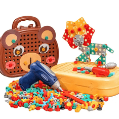 CAB Toys Macko izobraževalna igrača 203 delavnica, komplet z orodjem
