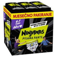 Pampers Ninjamas pižama hlače, za fante, 4-7 let, 60/1