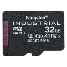 Kingston Industrial/micro SDHC/32GB/100MBps/UHS-I U3/Class 10