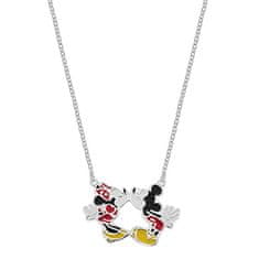 Disney Čudovita srebrna ogrlica Mickey and Minnie Mouse NS00030SL-157.CS