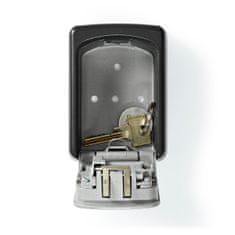 Nedis Arch | Sef za ključe | Kombinirana ključavnica | V zaprtih prostorih in na prostem | Priložena 2 ključa | Siva/črna 