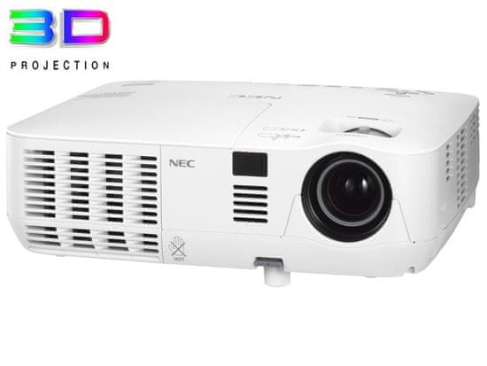 NEC projektor DLP XGA V311X 3000A 3100:1 2,5 KG 16:9