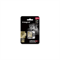 Integral spominska kartica UltimaPro MicroSDXC 64 GB, Class 10 U3 + adapter