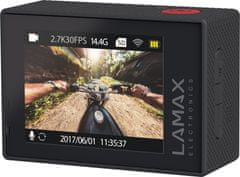 športna kamera X7.1 Naos z daljinskim upravljalnikom, naglavnim trakom in nastavkom za vodo