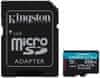 Kingston Canvas Go! Plus microSD 256 GB spominska kartica + microSD adapter
