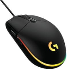 G102 LightSync gaming miška, črna