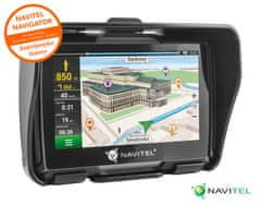 Navitel G550 MOTO GPS navigacija za motoriste, 11cm zaslon, IP67, karte za celotno Evropo