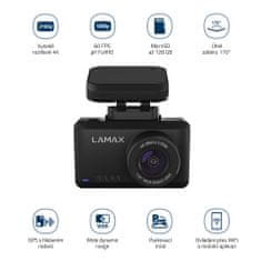 LAMAX T10 4K GPS avto kamera, z radarskim poročilom