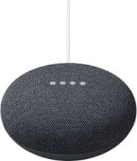 Google Nest Mini 2. generacije pameten zvočnik, temno siv - odprta embalaža