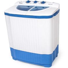tectake Prenosni pralni stroj 4,5 kg, centrifuga 3,5 kg