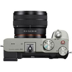 Sony ILCE-7CL brezzrcalni fotoaparat + 28-60 mm, srebrn