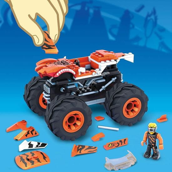 MEGA BLOKS Mega Construx Hot Wheels Monster Trucks Tiger Shark GVM14 Mimovrste
