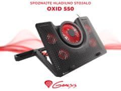 Genesis OXID 550 hladilno stojalo za prenosnike, LED