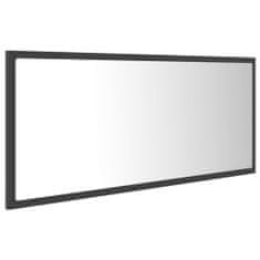 Greatstore LED kopalniško ogledalo sivo 100x8,5x37 cm iverna plošča