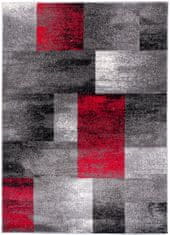 Chemex Preproga Jawa Moderna Debela Barvita J390A Anthratice Antracit Rdeča Siva Črna 80x150 cm