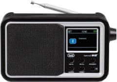 Trevi 7F96R prenosni digitalni radio, Bluetooth, črn