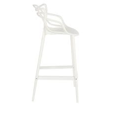 Fernity Lexi barski stolček bele barve