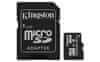 Kingston Industrial microSDHC pomnilniška kartica, 8 GB, 100MB/s, Class 10, UHS-I, U3, V30, A1 + SD adapter