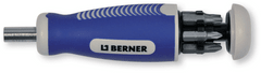 Berner Izvijač s skritimi biti / kratek - 6 izvijačev v enem