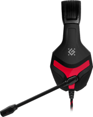 Defender Scrapper 500 gaming slušalke , črni + rdeci, 2 m kabel
