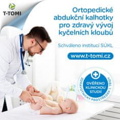 T-tomi ortopedske abdukcijske hlačke, patent gumbi, 3-6 kg, dinozavri