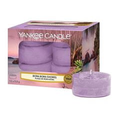 Yankee Candle Čajne sveče Candle, Obala Bora Bora, vijolična