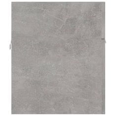Greatstore Komplet kopalniškega pohištva betonsko siva iverna plošča
